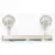 Lampa kinkiet 2x50W HS071005-12 satyna srebro